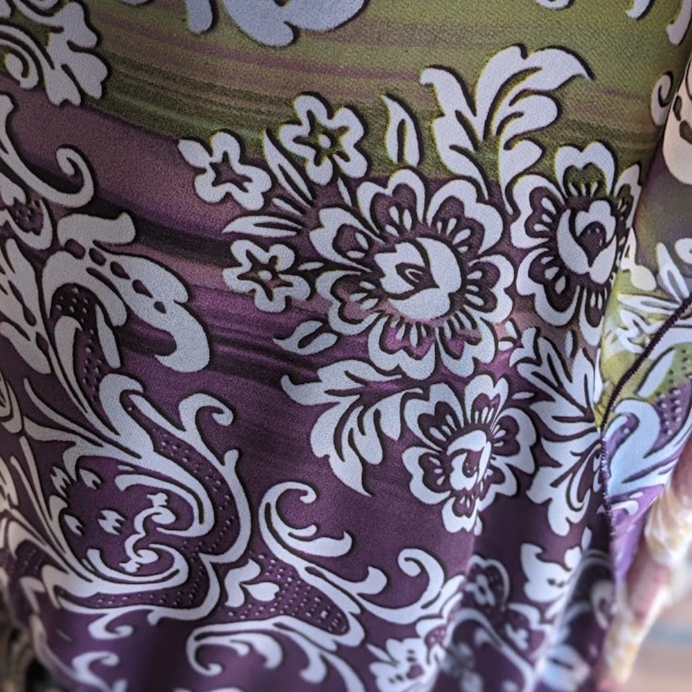 Multi Functional Shear Wrap Floral, Geometric. - image 5